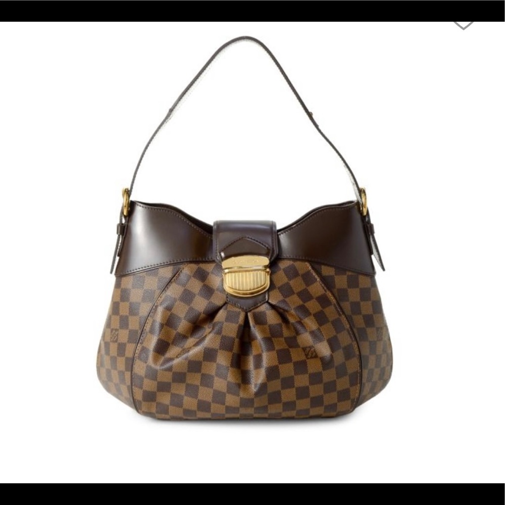 Louis Vuitton Damier Ebene Sistina MM Shoulder Bag